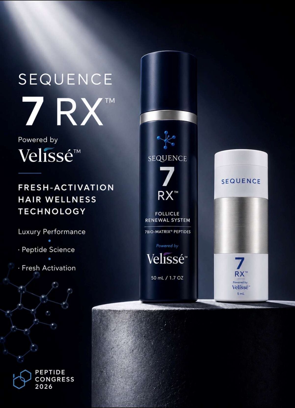 Velissé 7 Bio-Matrix peptide blend activation vial